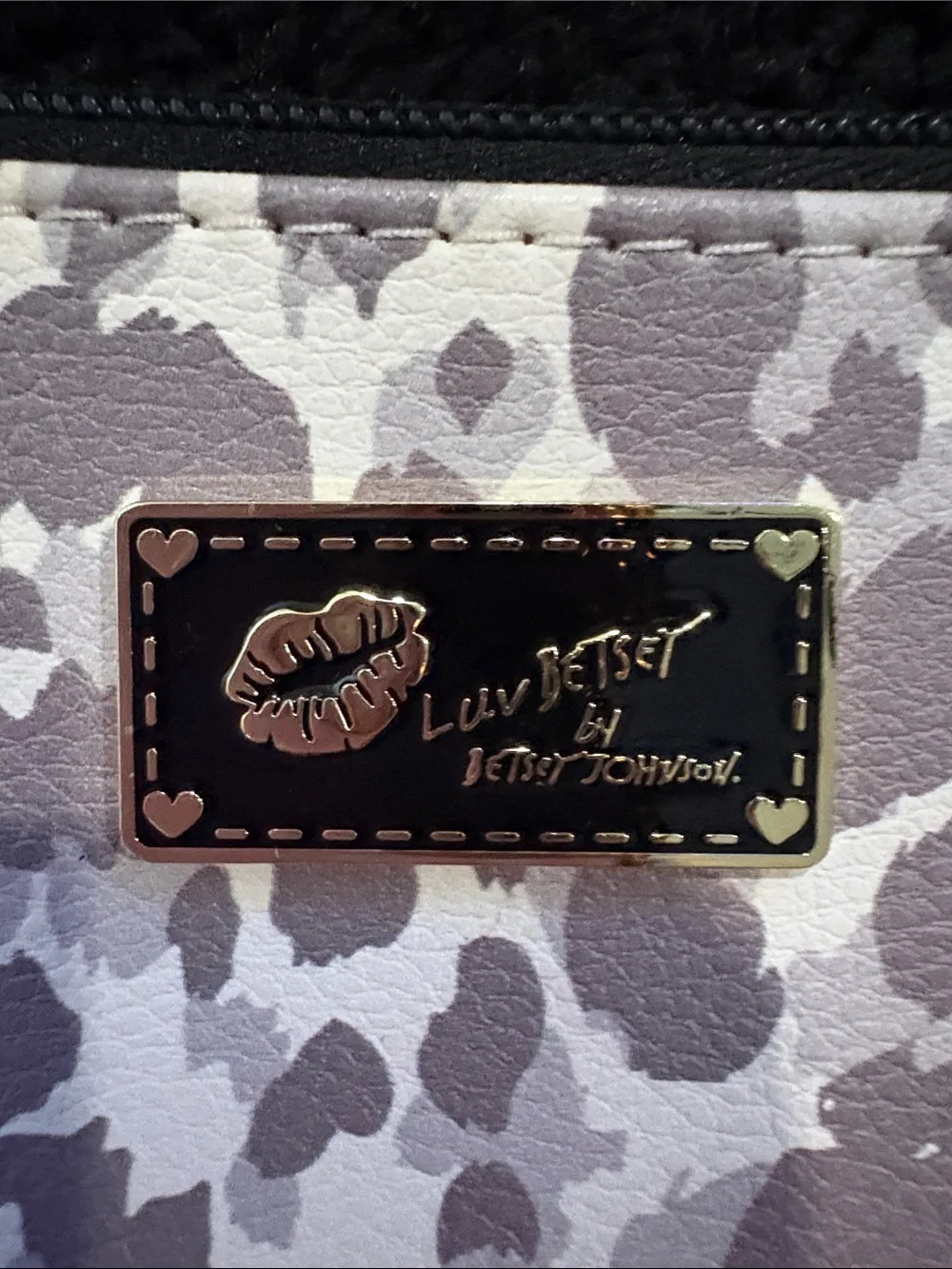 Luv Betsey by Betsey Johnson Leopard Print Wristlet / Crossbody